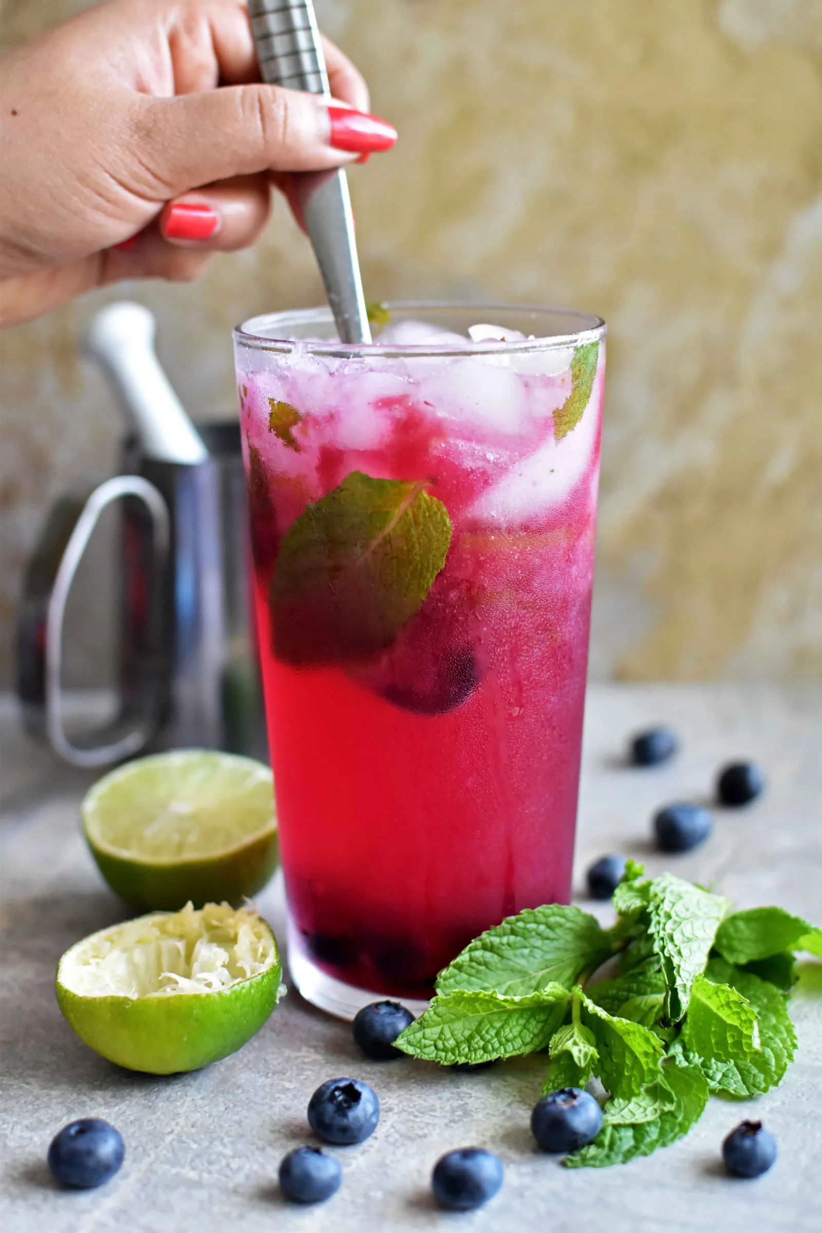 Blue Berry Mojito